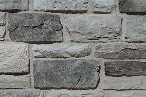 a close-up of a stone wall